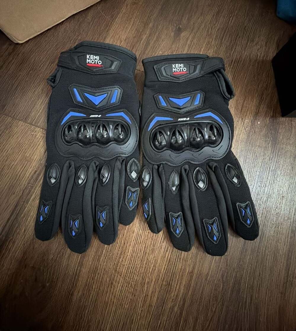 Kemimoto KMS-8 Full Finger Motorcycle Racing Gloves, Touchscreen Compatible